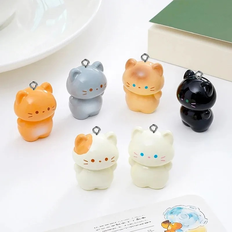 3D Printing Earrings - 10 Pack Sweet 3D Standing Kitten