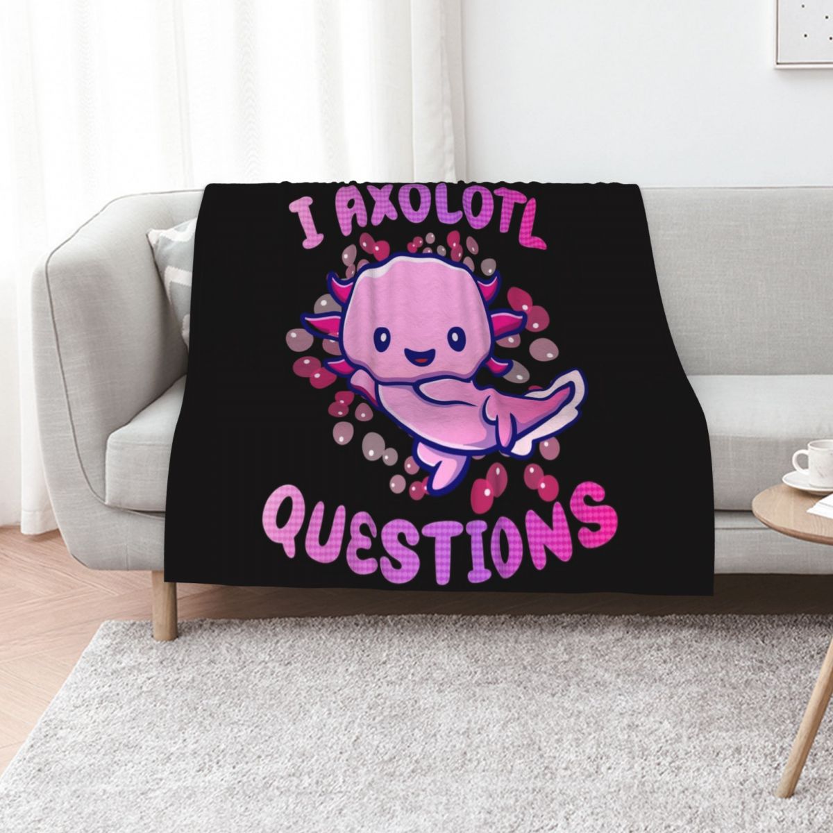 3D Printing Question - i axolotl questions Throw Blanket Multi-Purpose