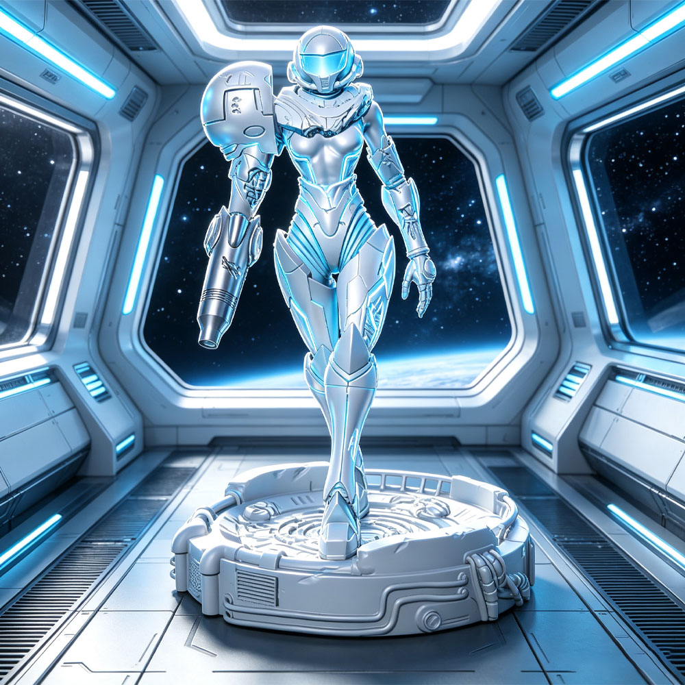 3D Printing Nyc - 1/24 Sci-fi Powered Armor Warrior, Female