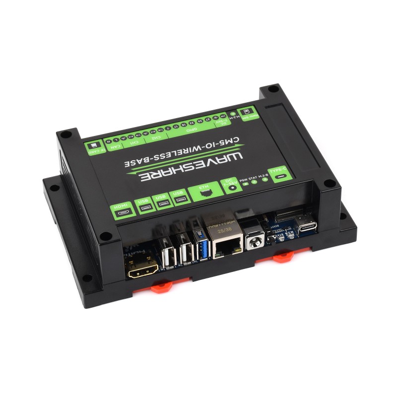 Raspberry Pi 3D Print - Waveshare CM5-IO-WIRELESS-BASE,Industrial IoT Wireless Expansion Board