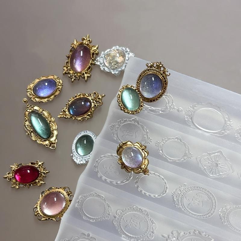 3D Printing Template - Retro Gem Baroque Shell 3D Relief