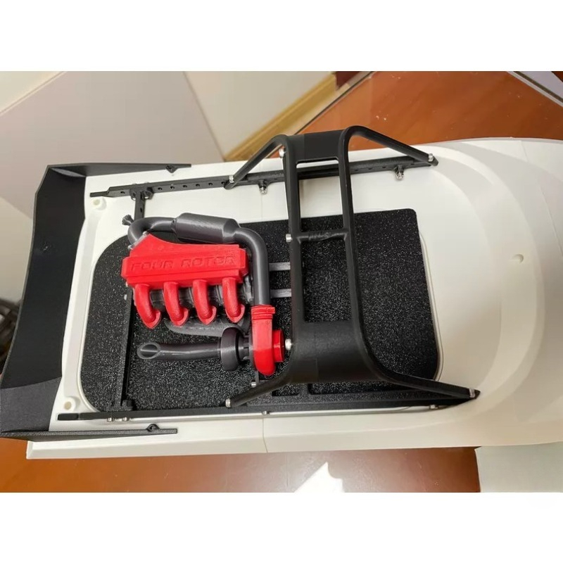 TPU 3D Printed Black Deck Hatc - đánh giá và giá 3D Printing Rc Boat