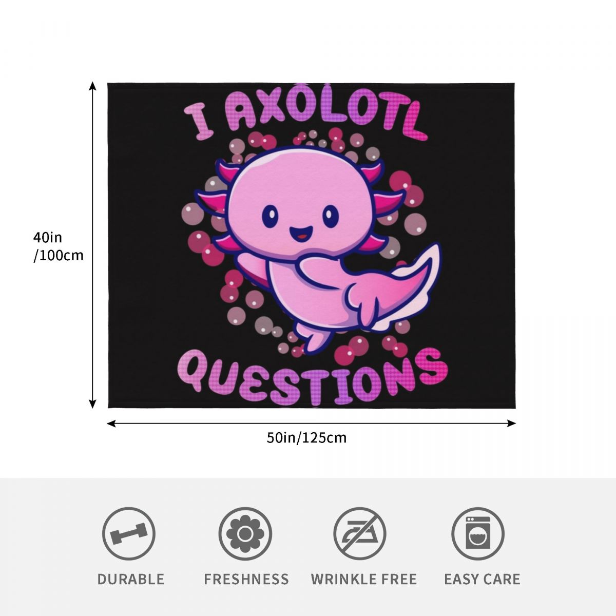 i axolotl questions Throw Blan - đánh giá và giá 3D Printing Question