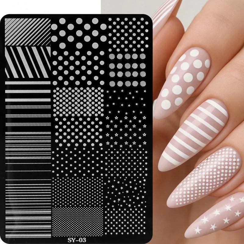 /Vly/Cute Dotting & Strip Line - đánh giá và giá 3D Printing Template