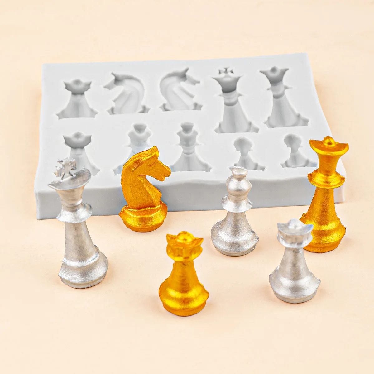 10-hole 3d Chess Silicone Mold - đánh giá và giá 3D Printing Chess