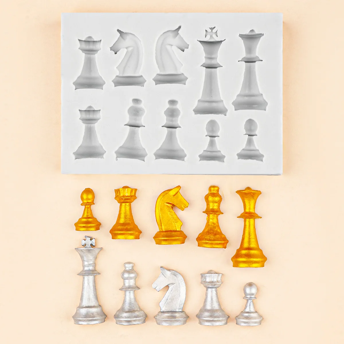 10-hole 3d Chess Silicone Mold - đánh giá và giá 3D Printing Chess