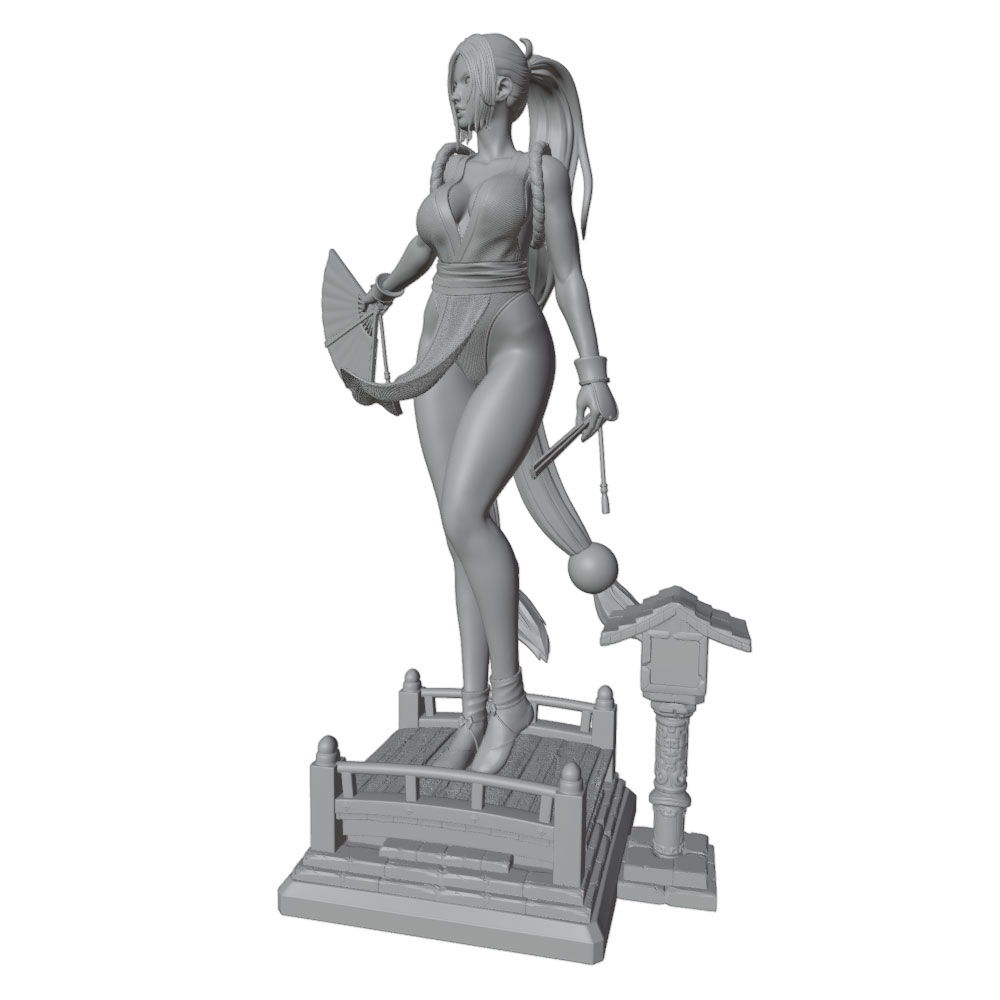 1/24 Sexy Long-Haired Girl Min - đánh giá và giá 3D Printing Nyc