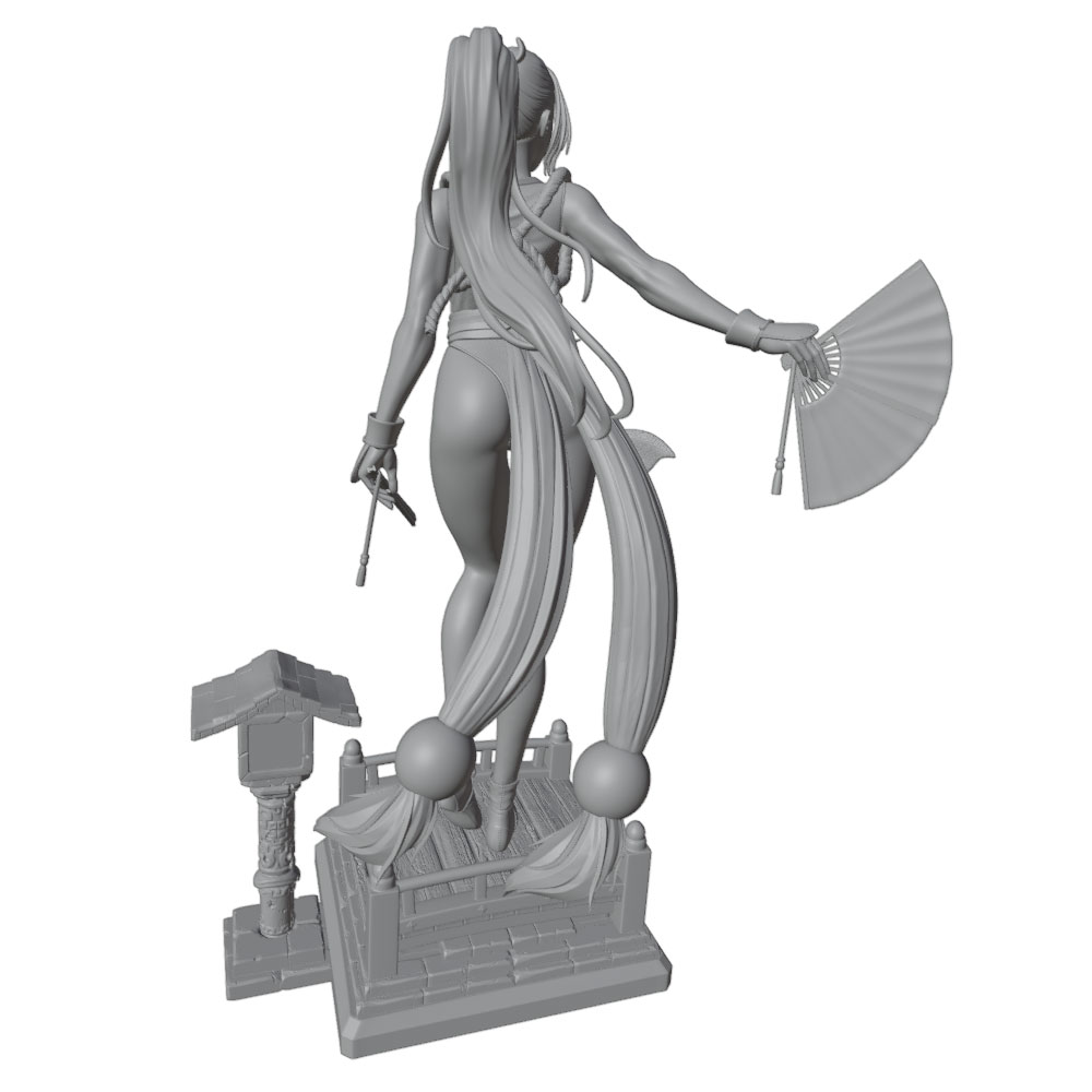 1/24 Sexy Long-Haired Girl Min - đánh giá và giá 3D Printing Nyc