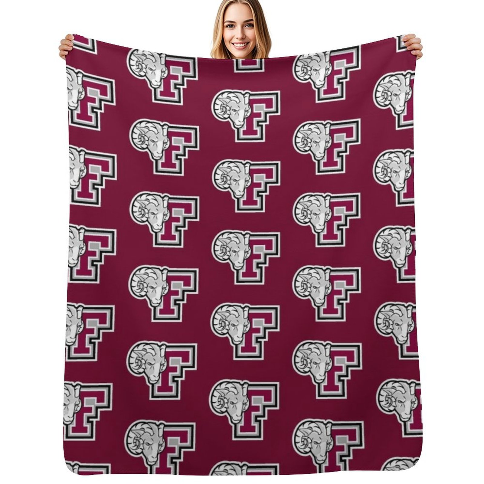 The Fordham Icon Throw Blanket - đánh giá và giá 3D Printing Icon