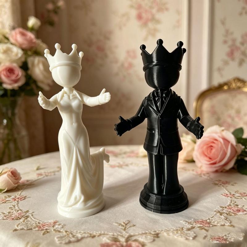 Creative 3D Printed Chess King - đánh giá và giá 3D Printing Chess