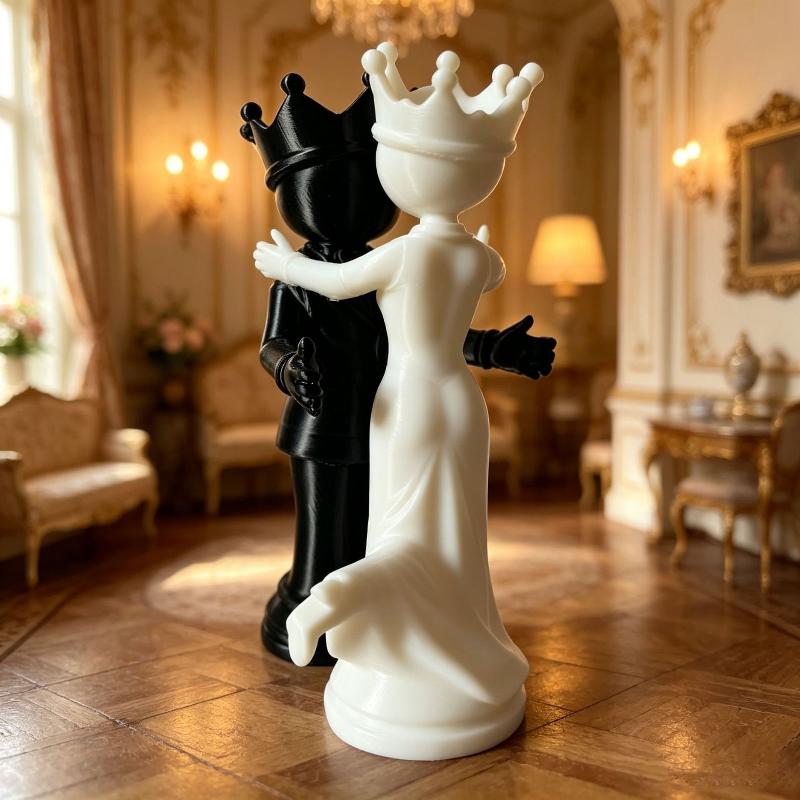 Creative 3D Printed Chess King - đánh giá và giá 3D Printing Chess