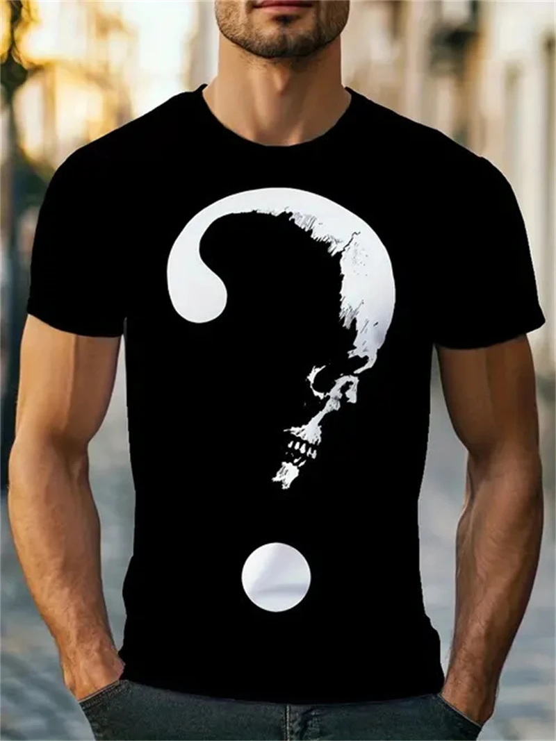 Men's Black Skull Question Mar - đánh giá và giá 3D Printing Question