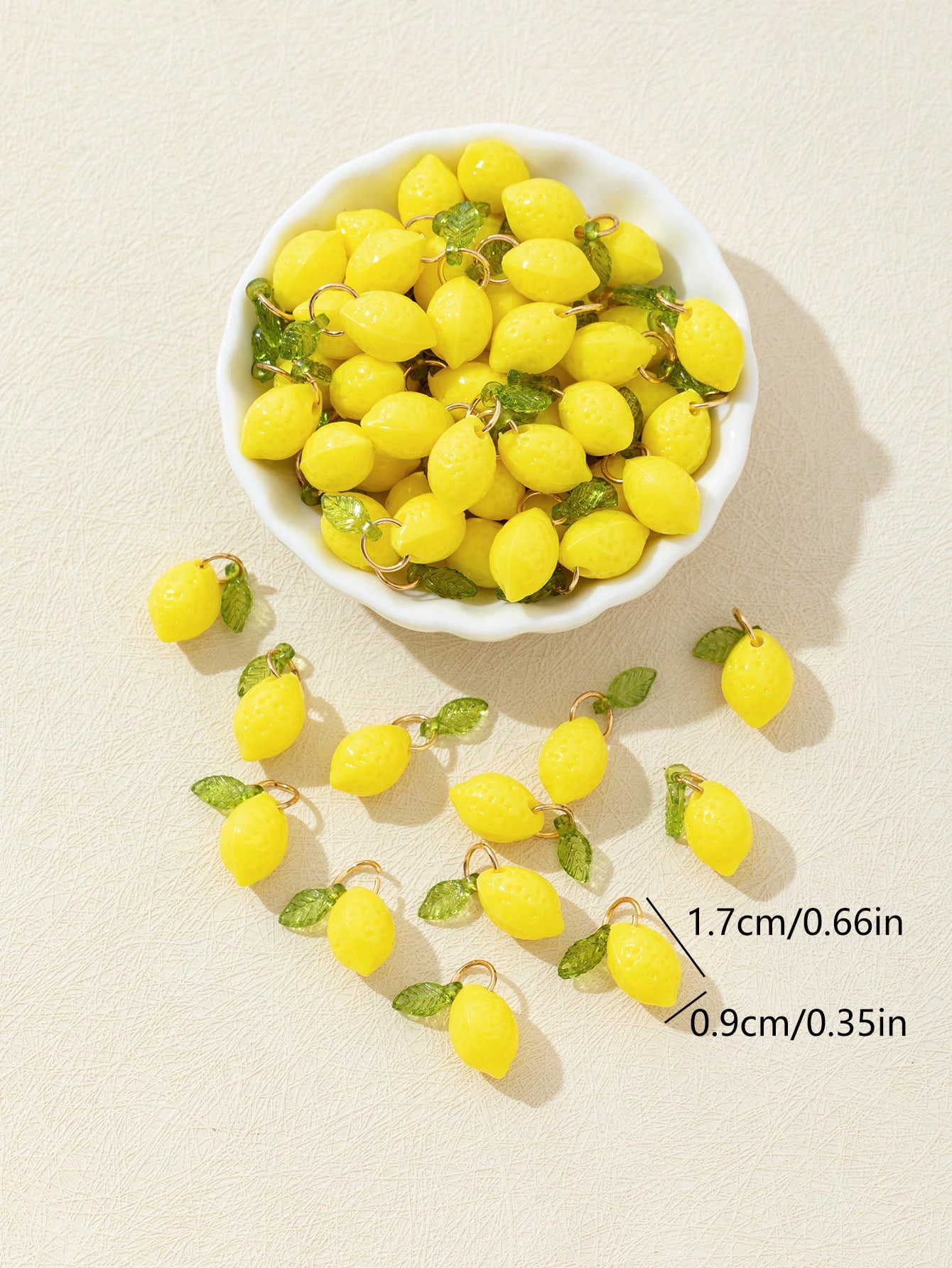 10Pcs 3D Lemon Resin Charms Pe - đánh giá và giá 3D Printing Earrings
