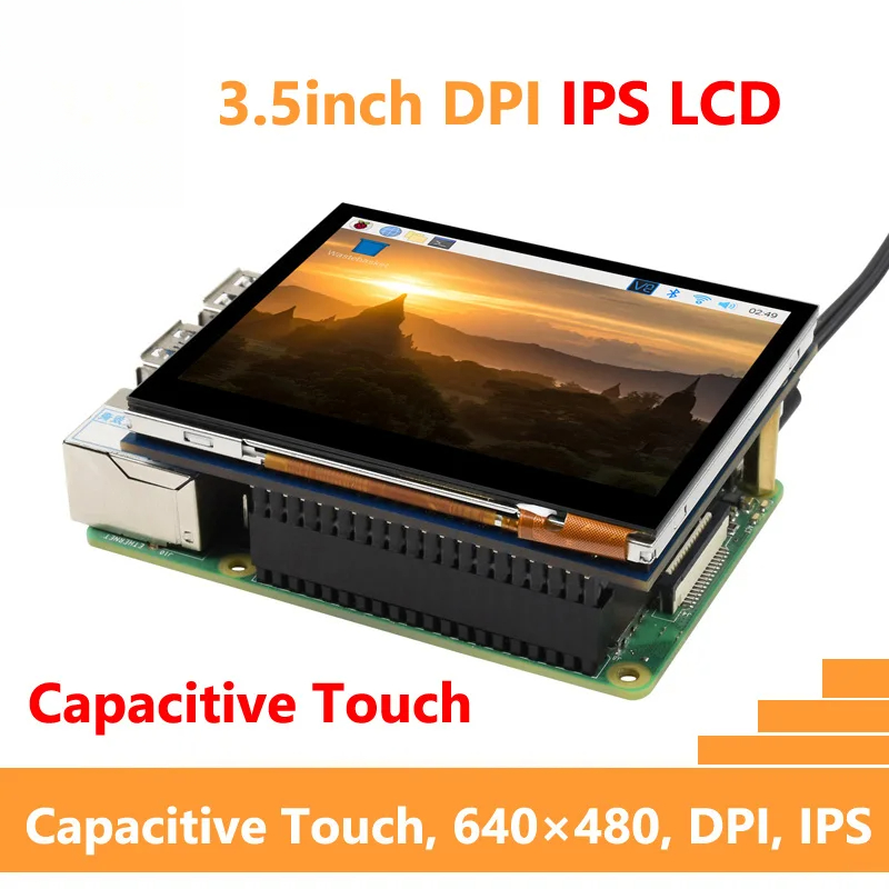 Waveshare 3.5 inch DPI LCD IPS - đánh giá và giá Raspberry Pi 3D Print