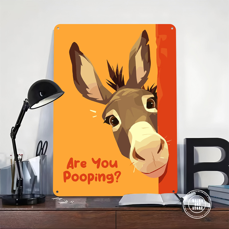 Funny Donkey Cartoon With Ques - đánh giá và giá 3D Printing Question