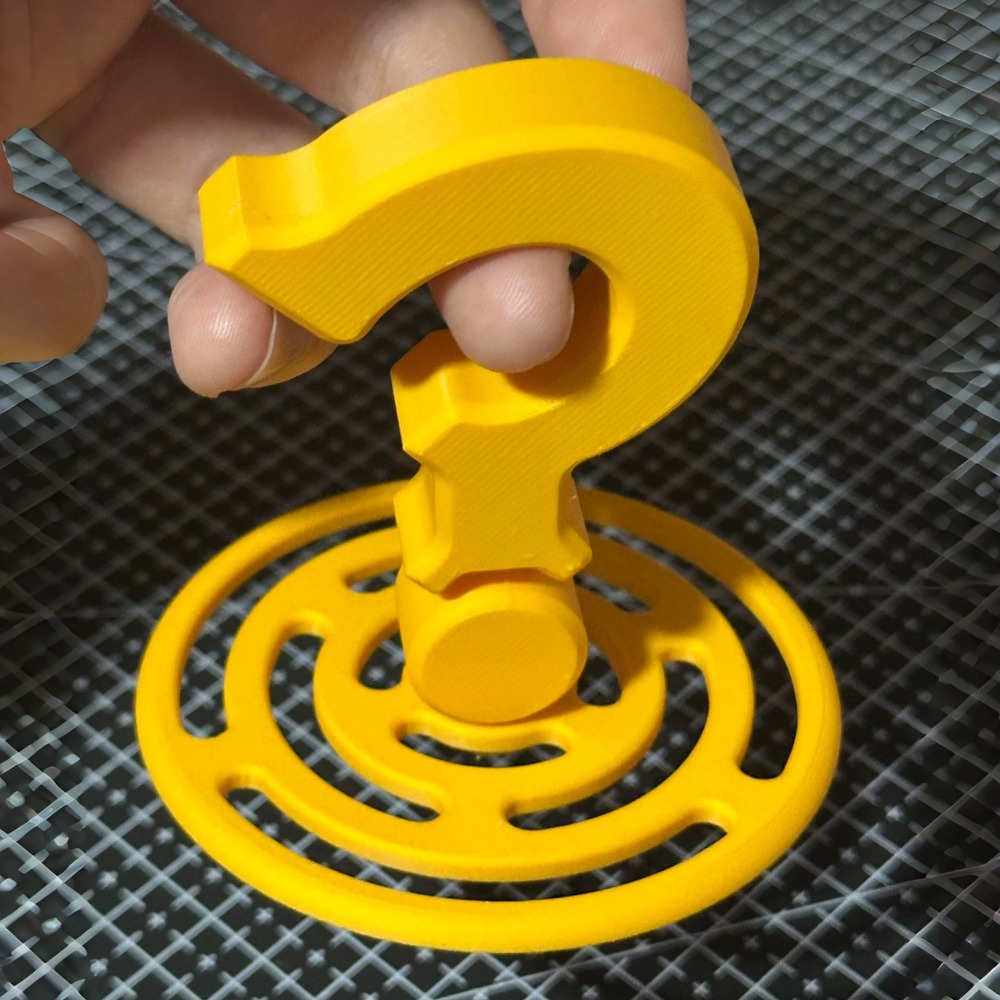 Creative 3D Printed Question M - đánh giá và giá 3D Printing Question