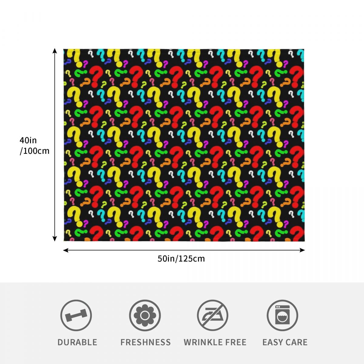 Colorful Question Mark Pattern - đánh giá và giá 3D Printing Question