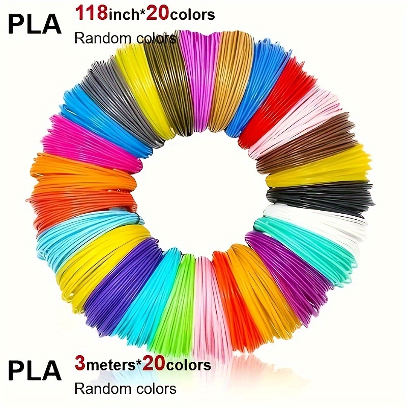 20 Color 3D Printing Pen Set D - đánh giá và giá 3D Printing Nylon Filament