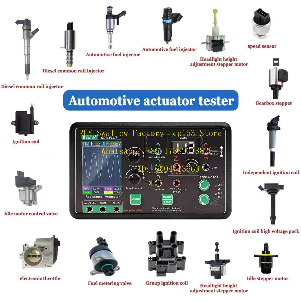 QDB-PLUS Mutilingual Auto Diag - đánh giá và giá Stepper Motor