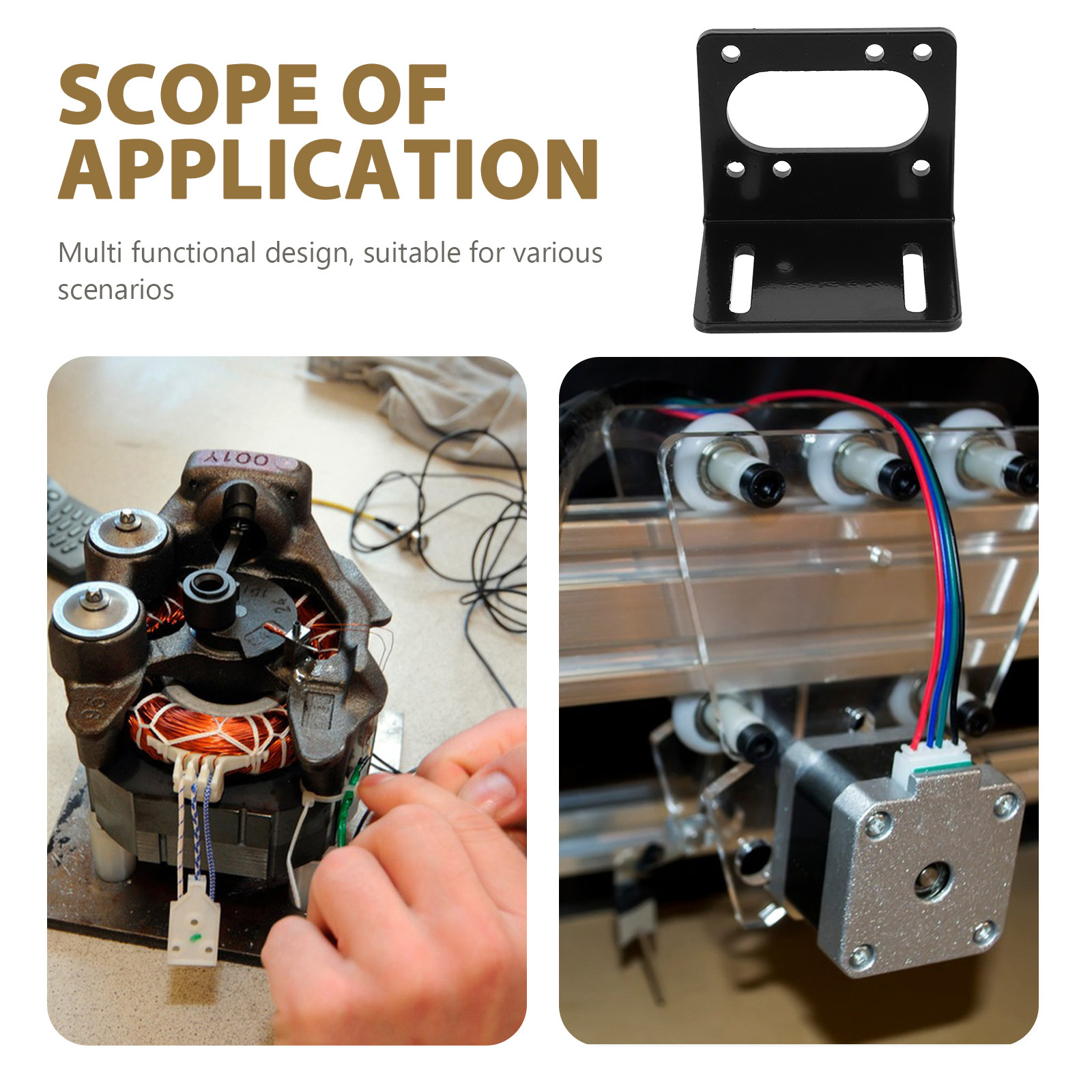 Steel Gear Motor Mounting Brac - đánh giá và giá Stepper Motor