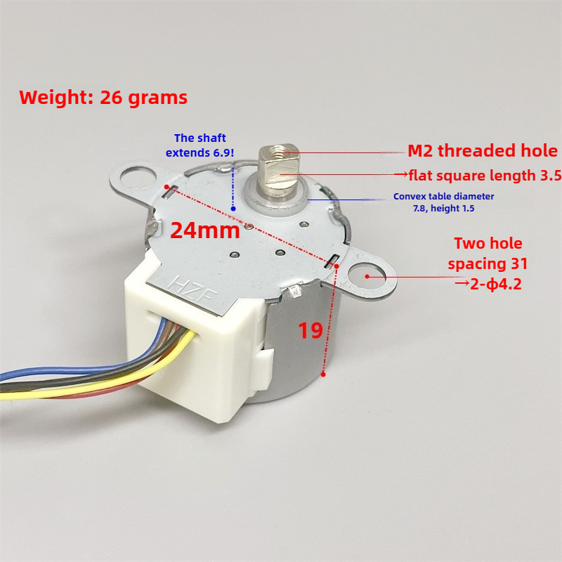 24BYJ48  DC 5V Stepper Motor D - đánh giá và giá Stepper Motor