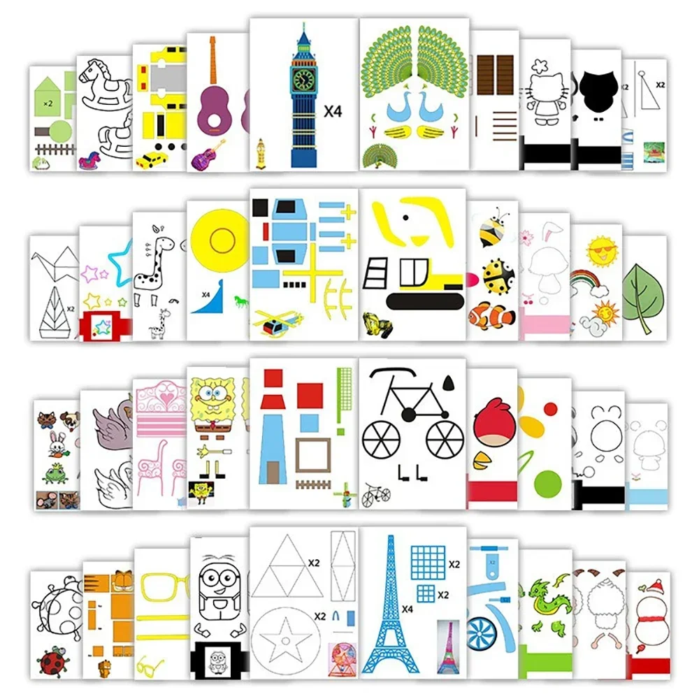 3D Pen Drawing Book with Graph - đánh giá và giá 3D Printing Template