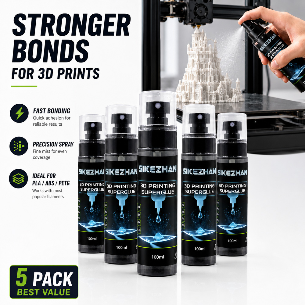 5Pcs 3D Printer Adhesive Spray - đánh giá và giá 3D Printing Fff