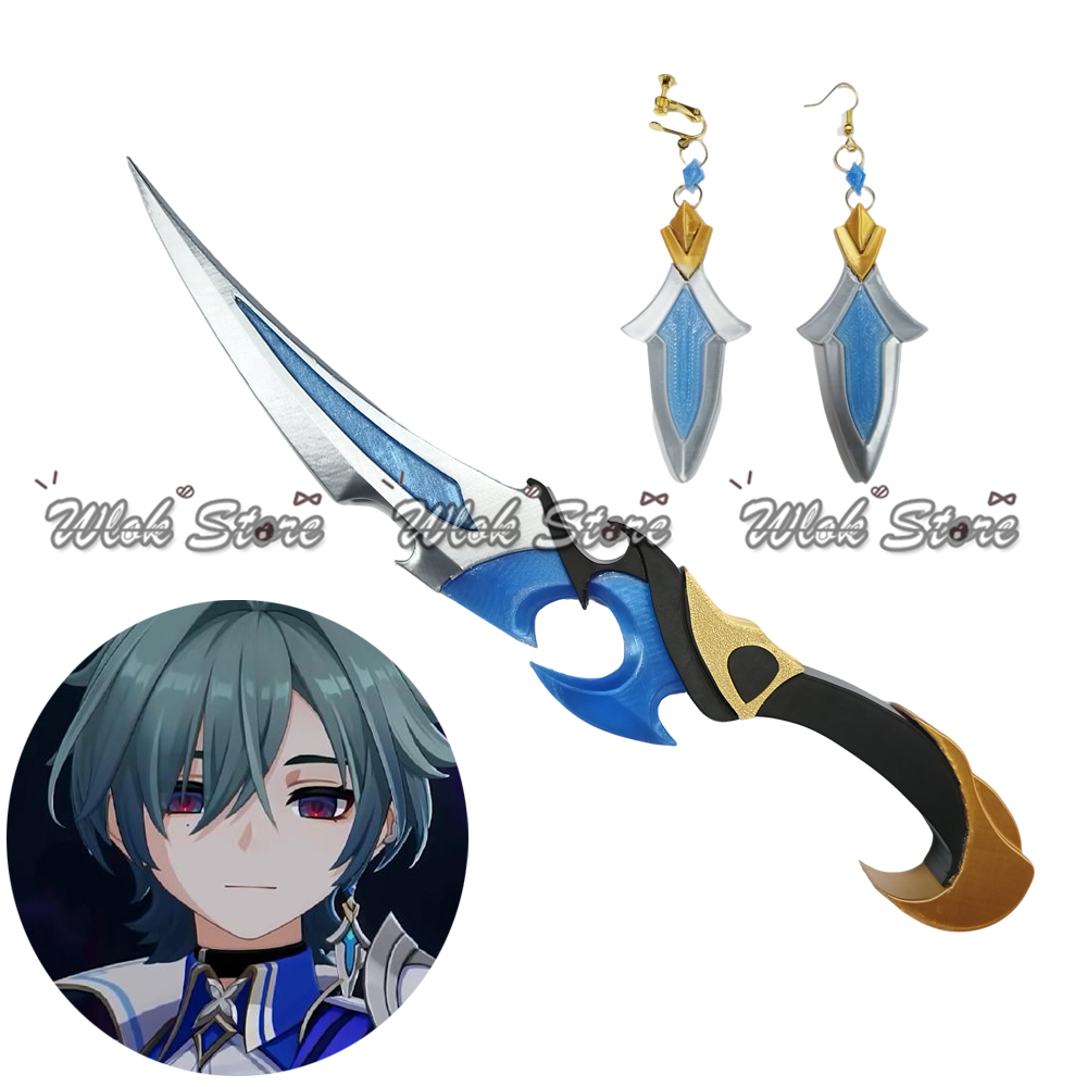 Genshin Impact Lohen Cosplay 3 - đánh giá và giá 3D Printing Earrings
