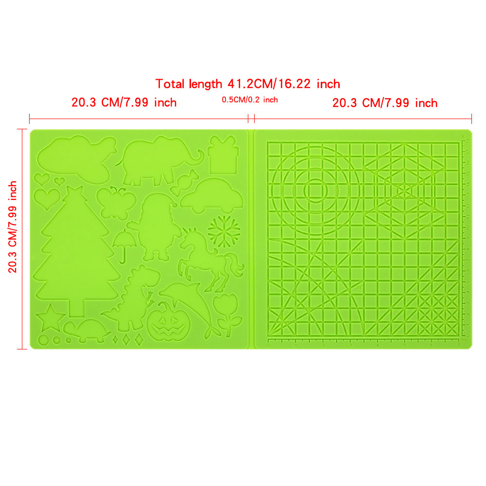 3D Bút In Miếng Lót Silicone V - đánh giá và giá 3D Printing Template