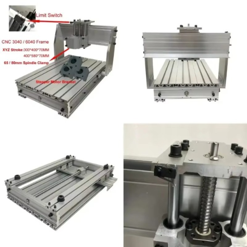 Aluminum CNC 3040 6040 Frame K - đánh giá và giá Stepper Motor