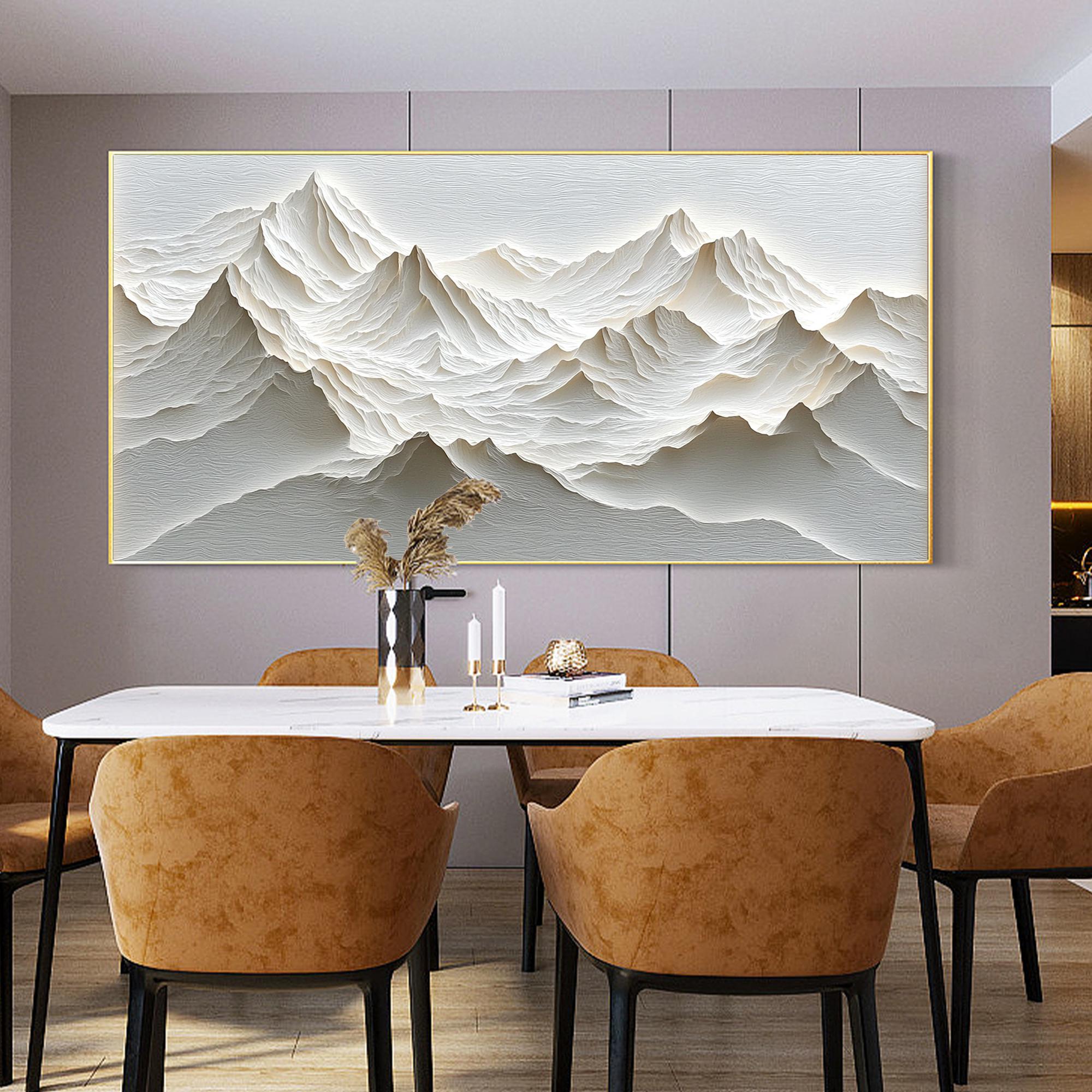 Modern Minimalist Mountain Rel - đánh giá và giá 3D Printing Wall