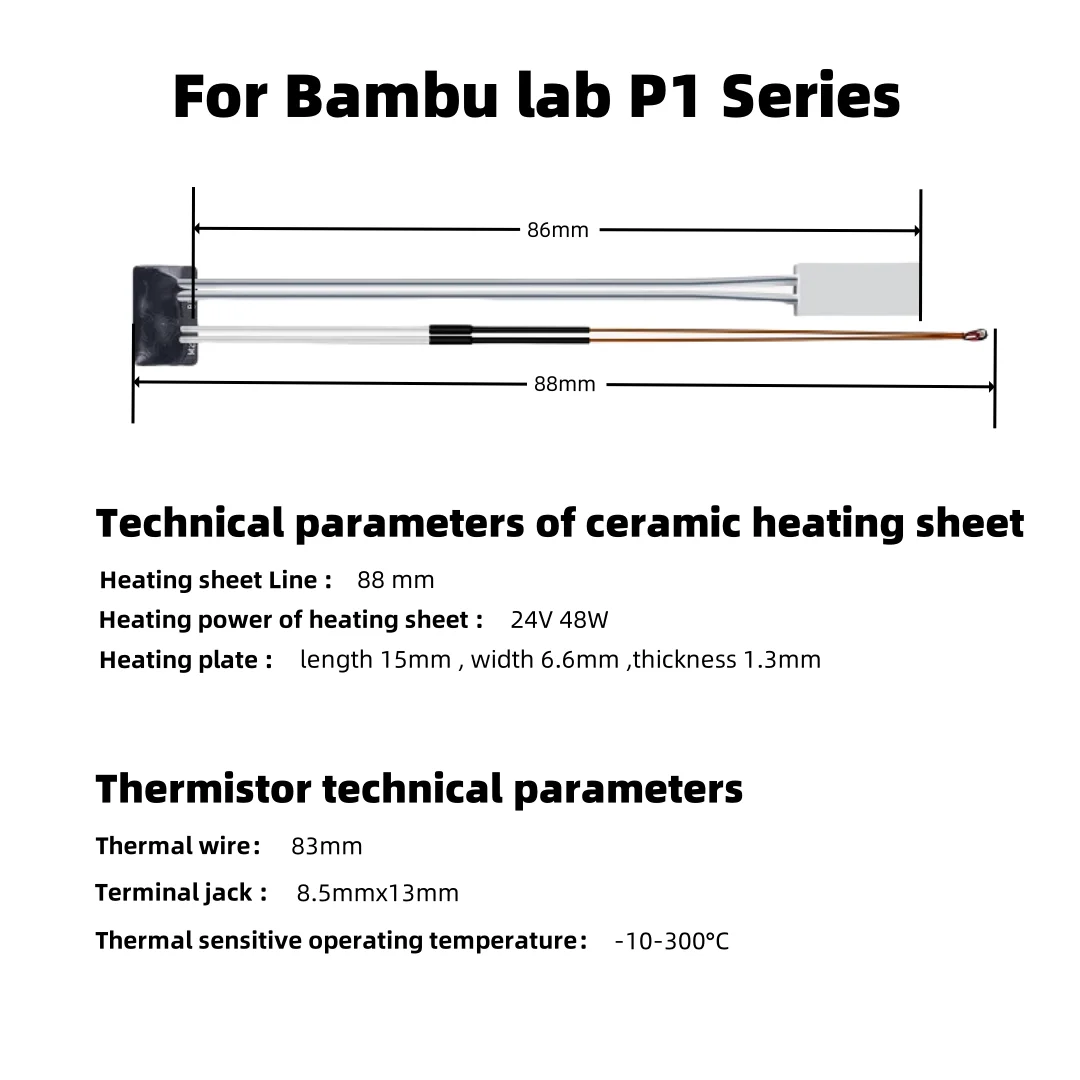 Caremic Heater & Thermistor Fo - đánh giá và giá 3D Printing Laboratory