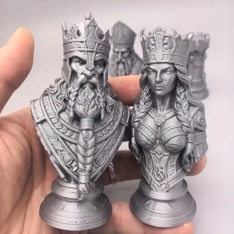 10cm 3D Printed Chess Pieces,  - đánh giá và giá 3D Printing Chess