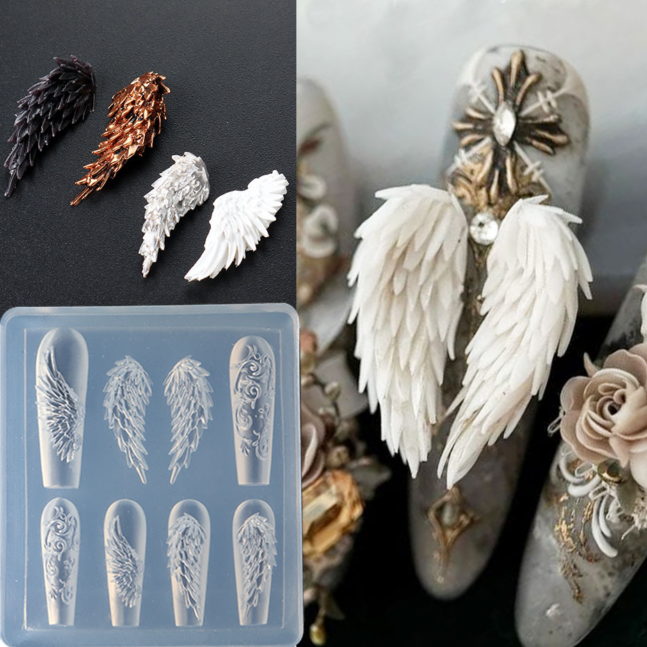 1pcs 3D Charming Feather Wings - đánh giá và giá 3D Printing Template