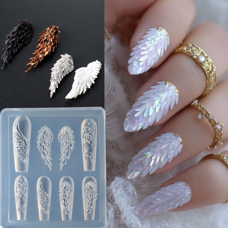 1pcs 3D Charming Feather Wings - đánh giá và giá 3D Printing Template