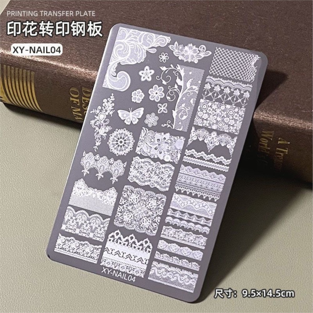 9*15cm 3D Lace Butterfly Nail  - đánh giá và giá 3D Printing Template