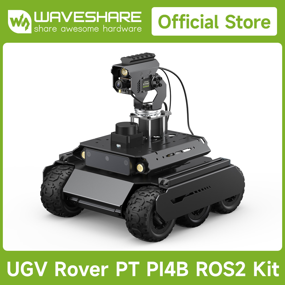 Waveshare Rover ROS 2 Open-sou - đánh giá và giá Raspberry Pi 3D Print
