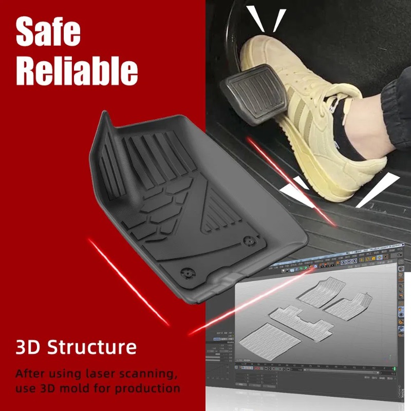 TPE 3D Fuel 5 Seats Trunk Mat  - đánh giá và giá 3D Printing Tpe